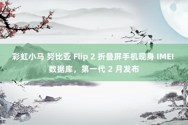 彩虹小马 努比亚 Flip 2 折叠屏手机现身 IMEI 数据库，第一代 2 月发布