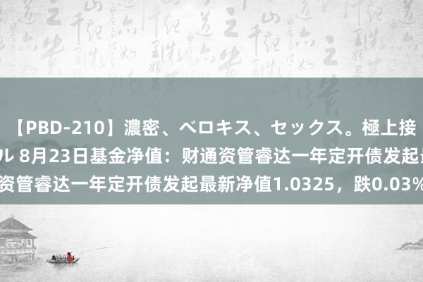 【PBD-210】濃密、ベロキス、セックス。極上接吻性交 8時間スペシャル 8月23日基金净值：财通资管睿达一年定开债发起最新净值1.0325，跌0.03%