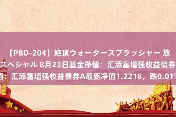 【PBD-204】絶頂ウォータースプラッシャー 放尿＆潮吹き大噴射8時間スペシャル 8月23日基金净值：汇添富增强收益债券A最新净值1.2218，跌0.01%